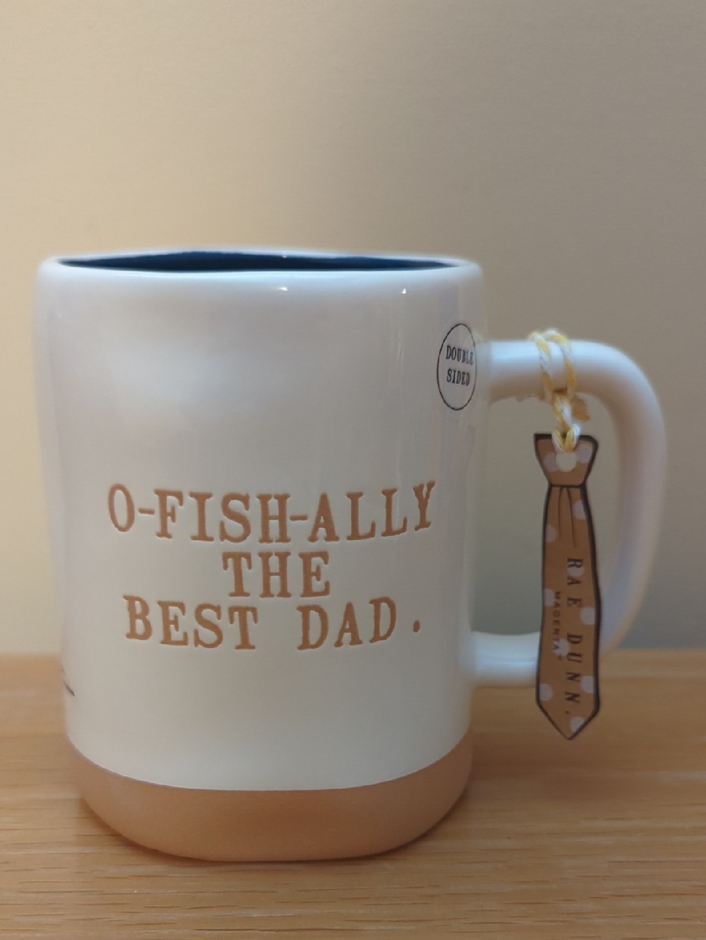 Rae Dunn O-Fish-Ally The Best Dad Mug Brand New